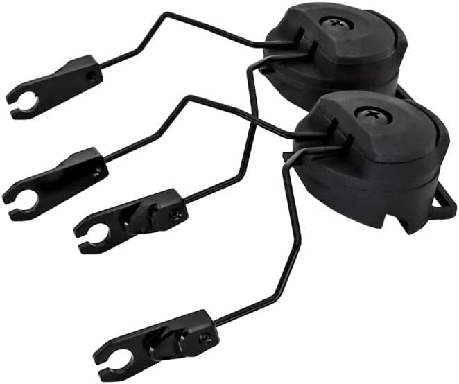Detailed view of the MSA Sordin Conversion Kit for Peltor Comtac ARC Rail Adapters.