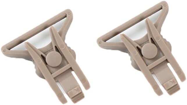 Tan 36mm swivel goggle strap adapters for secure attachment.