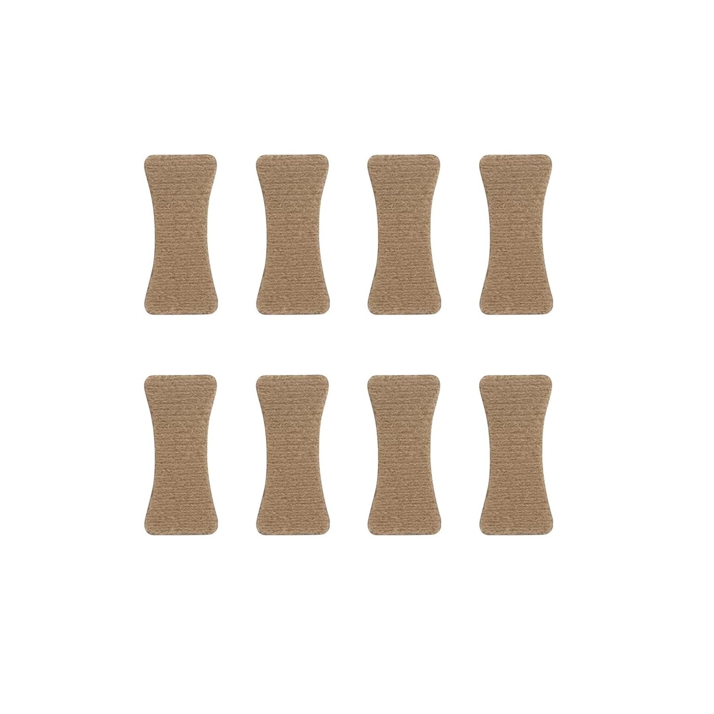 Tactical Hook & Loop Cable Management Patches (8 Pack) in Tan by Bifrost Gear.
