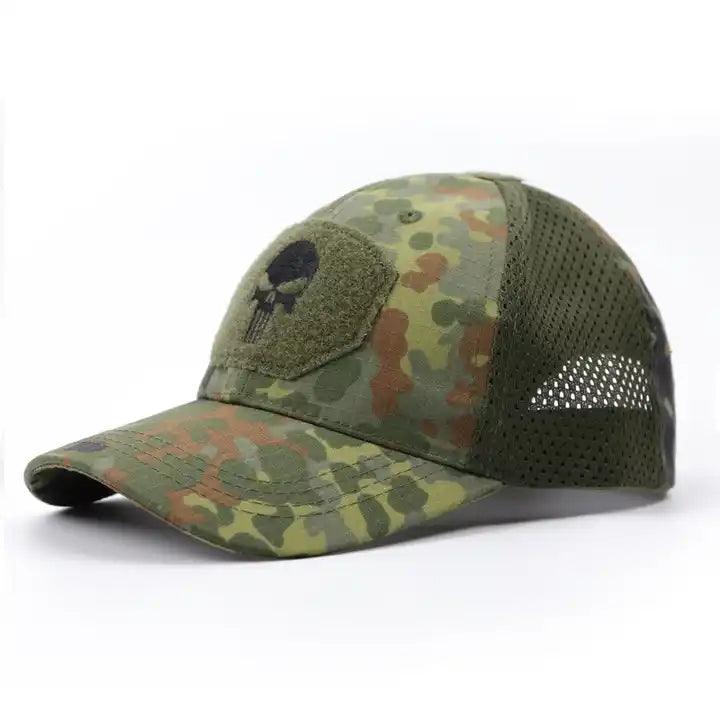 Punisher Skull Operator Cap in Multicam Tropic by Bifrost Gear.