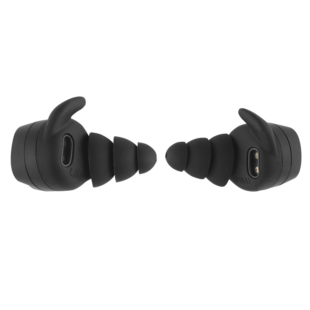 NRR 26dB Rechargeable Hearing Protection Earbuds with Bluetooth Connectivity