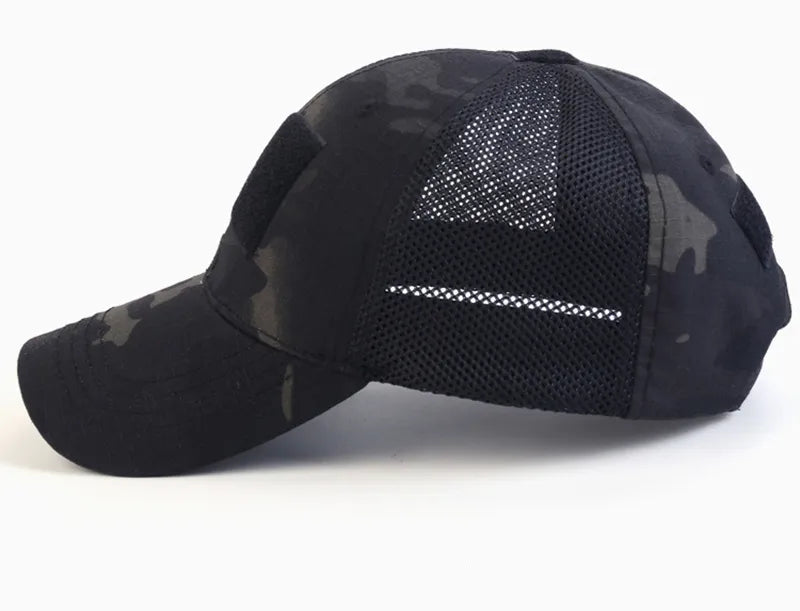 Punisher Skull Operator Cap in Black by Bifrost Gear.
