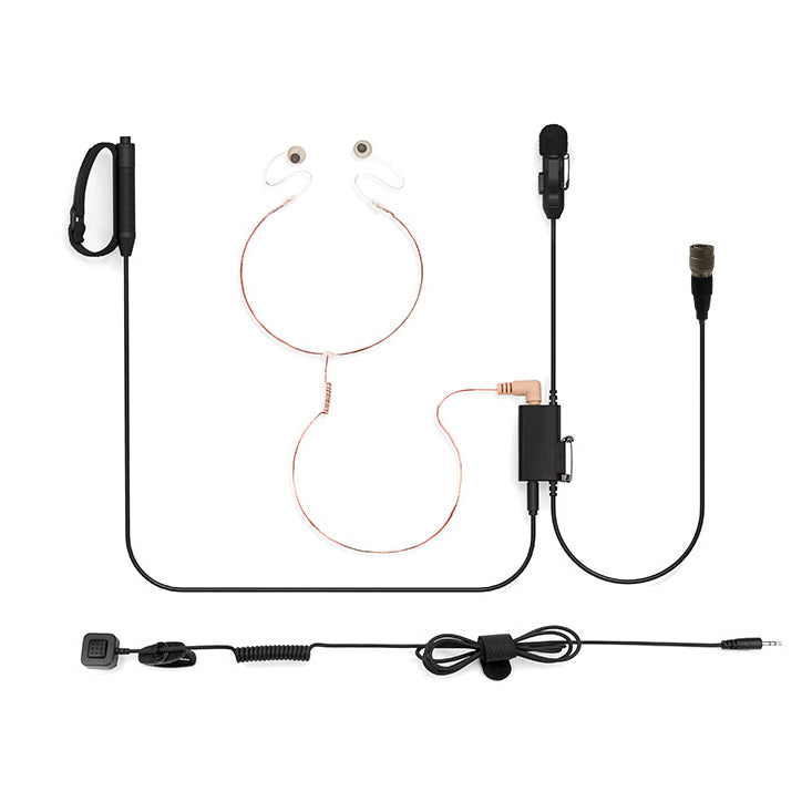 Vidar NRR 30dB Covert Hearing Protection Headset and PTT (PREORDER)