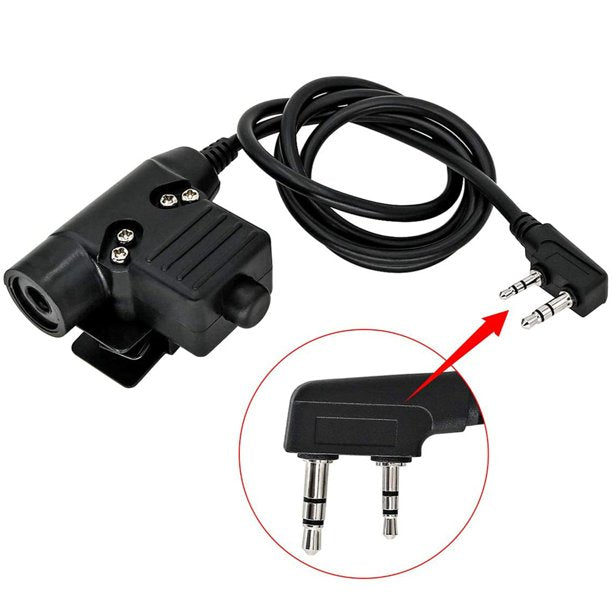 Rugged U94 Push-To-Talk (PTT) for Kenwood 2-Pin.