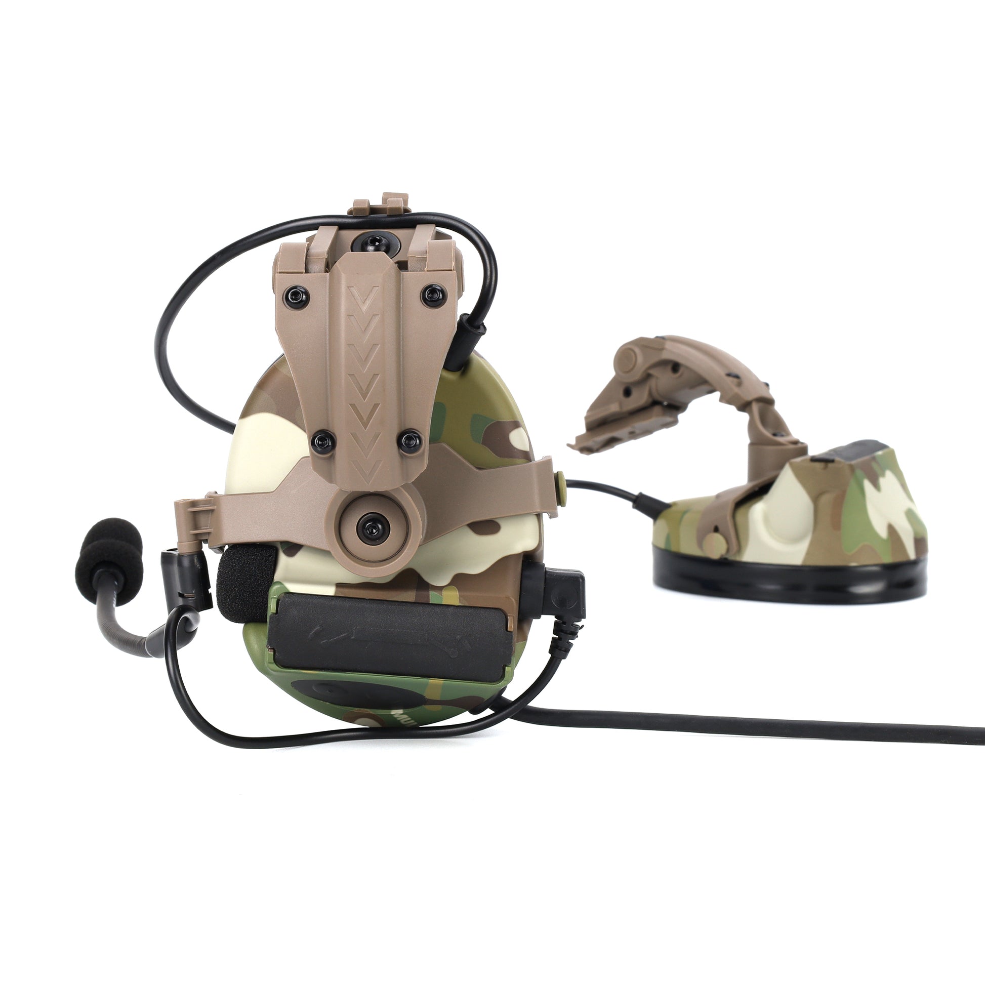 MultiCam Bifrost Gear Valhalla NRR 23dB electronic ear protection headset.
