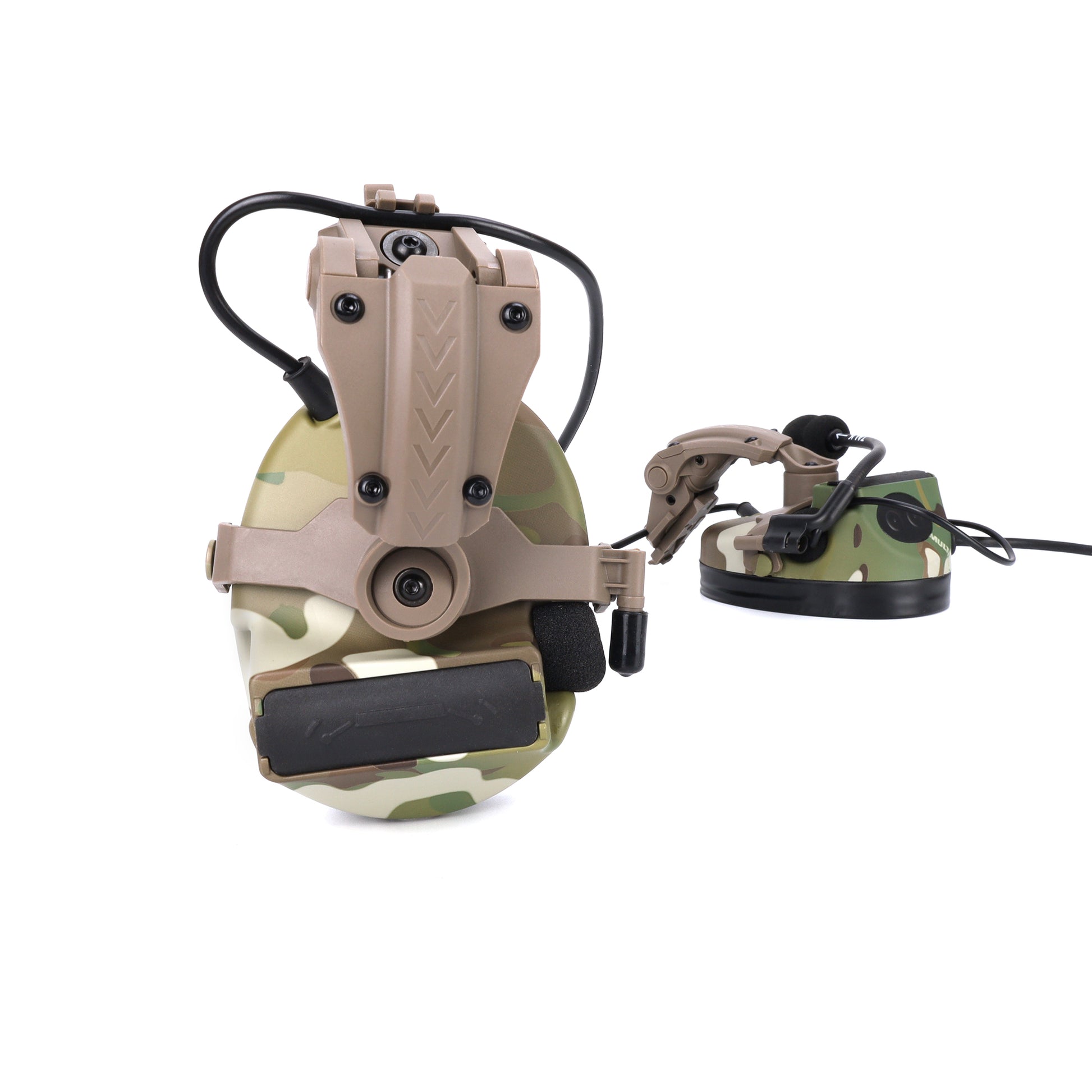 Bifrost Gear Valhalla electronic hearing protection headset, NRR 23dB, in MultiCam.