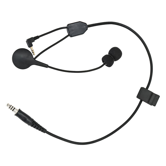 Y-Cable Harness & Microphone Conversion Kit – Compatible with Howard Leight, Walker Razor & More.