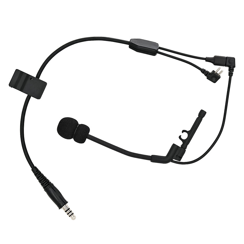 Peltor Comtac Y-Cable Harness & Microphone Conversion Kit