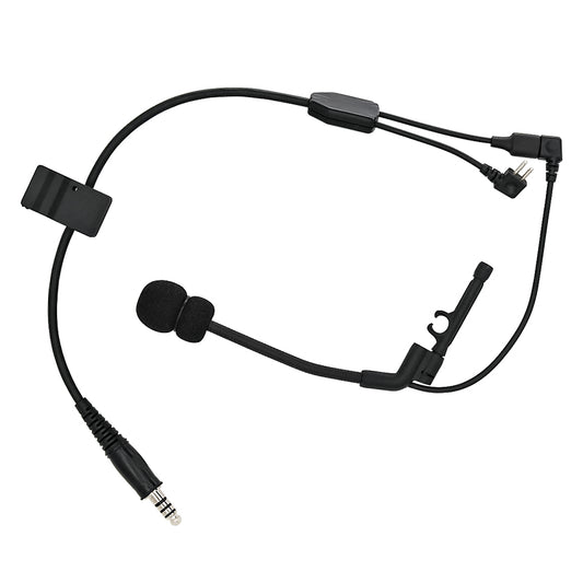 Peltor Comtac Y-Cable Harness & Microphone Conversion Kit