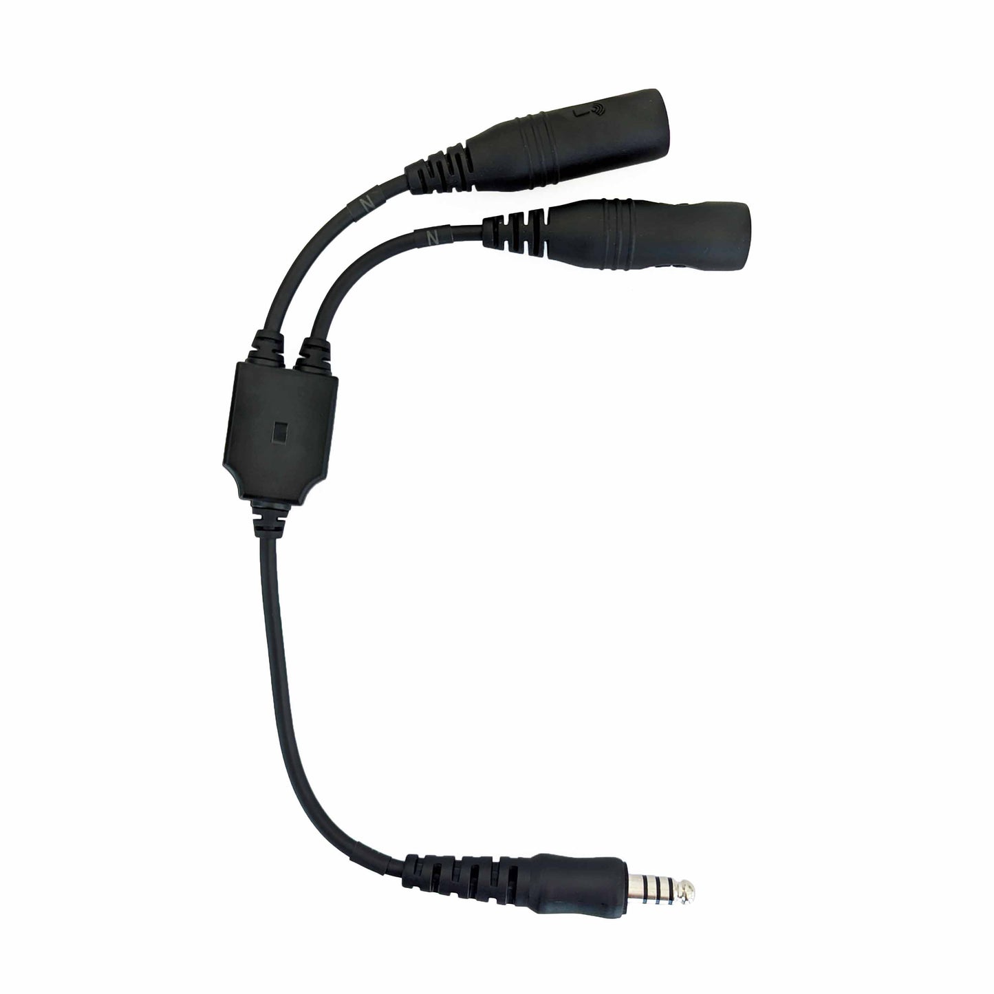Dual Comms to Single PTT Headset Adapter by Bifrost Gear.