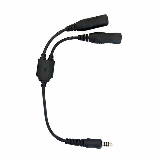 Dual Comms to Single PTT Headset Adapter