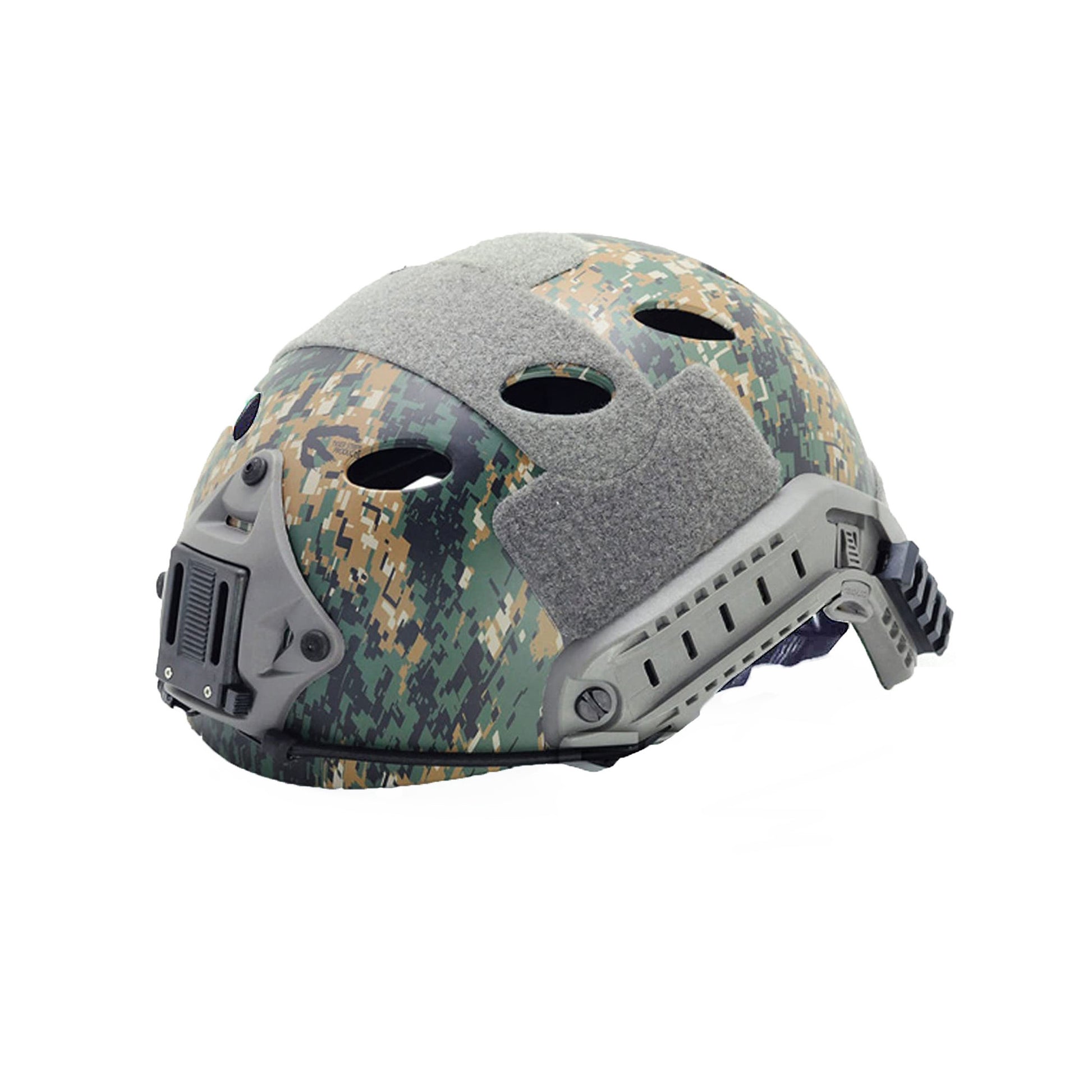 Aegis Tactical Bump Helmet in Digital Woodland AOR2 by Bifrost Gear.