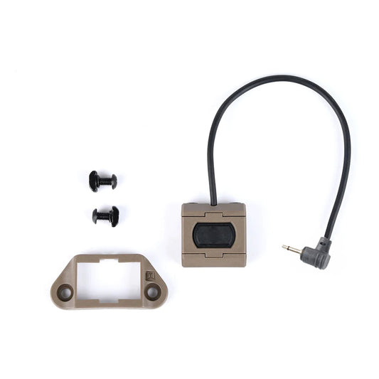 Tan Compact Remote Pressure Switch for 2.5mm Plug.