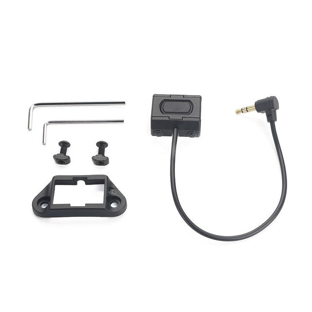 Black Bifrost Gear remote pressure switch designed for 3.5mm plug compatibility.