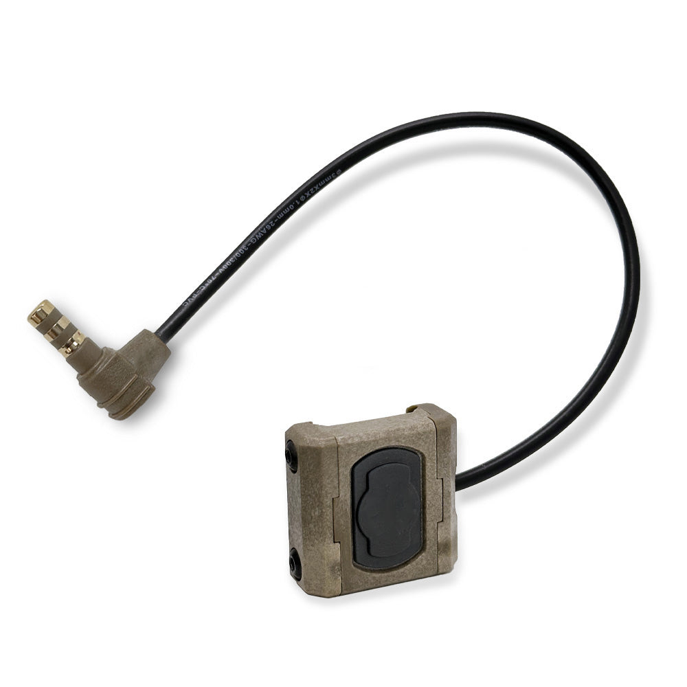 Durable Tan Remote Pressure Switch for 2.5mm Plug.