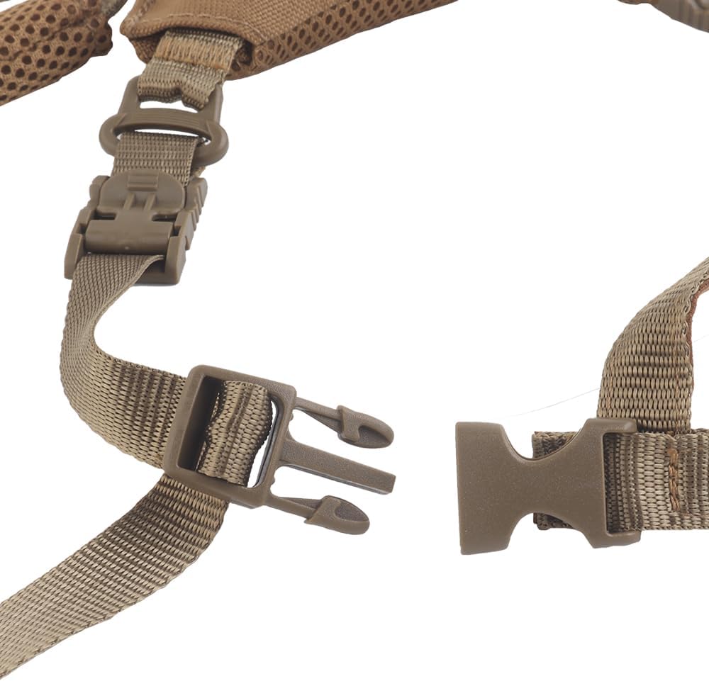 Adjustable Dial Liner 4-Point Replacement Chin Strap and Suspension System