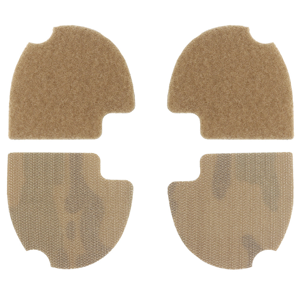 Next Gen Hook & Loop Panels + Fuzz Cover Set for Peltor Comtac Headsets