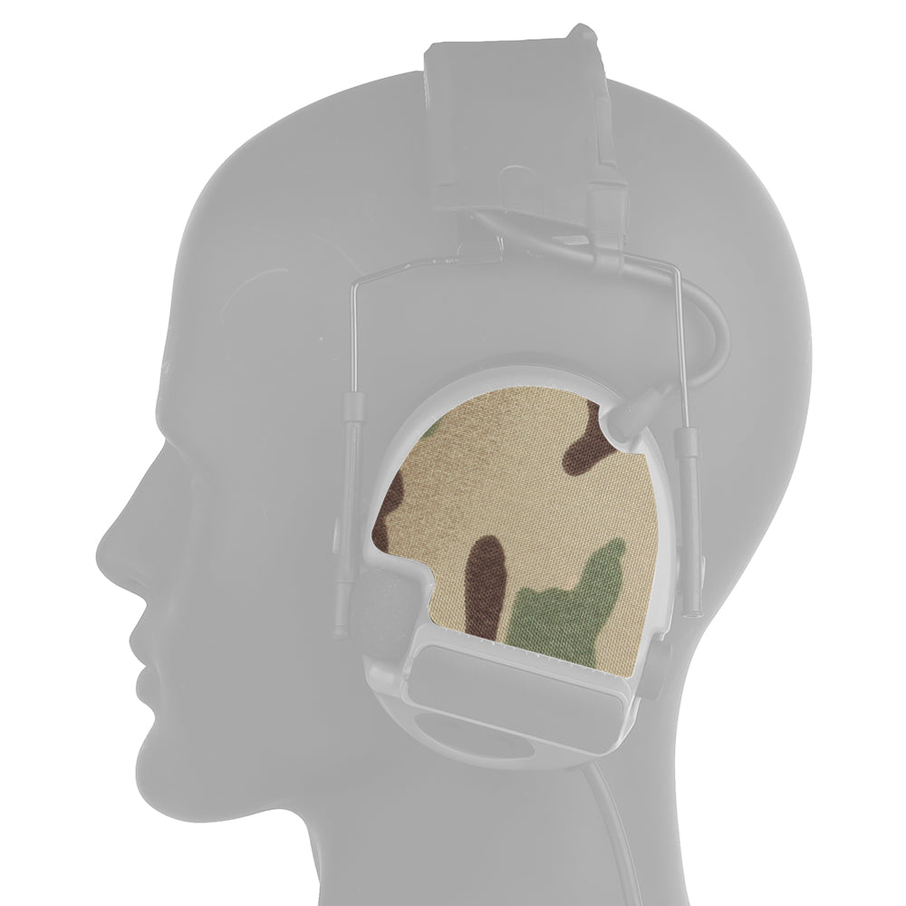 Next Gen Hook & Loop Panels + Fuzz Cover Set for Peltor Comtac Headset ...