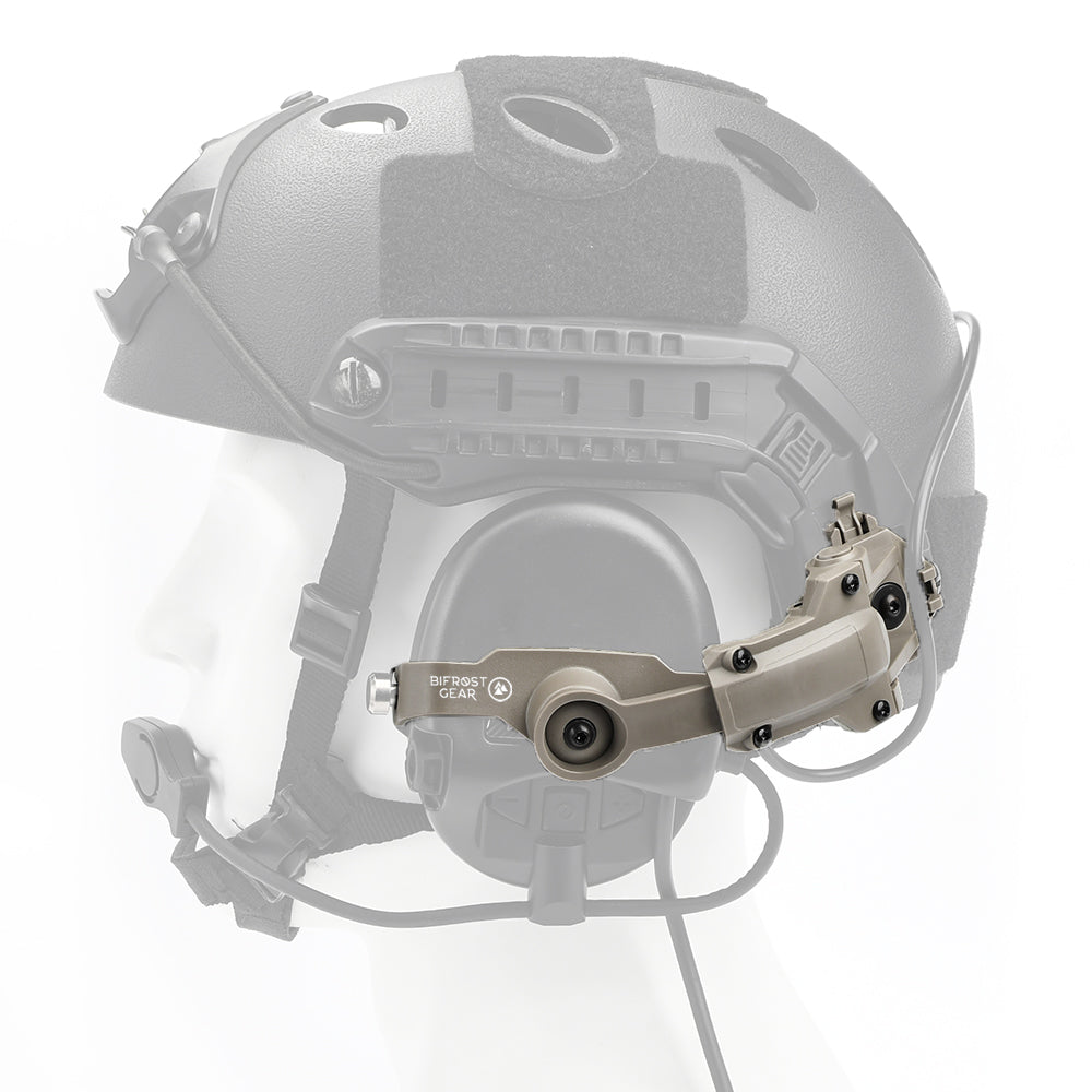 COM-RAC PRO Helmet Rail Adapters for Sordin