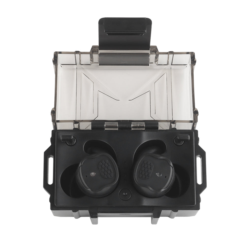 NRR 26dB Rechargeable Hearing Protection Earbuds with Bluetooth Connectivity