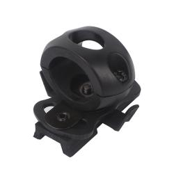 Rotating Ring Flashlight Mount for Tactical Helmets