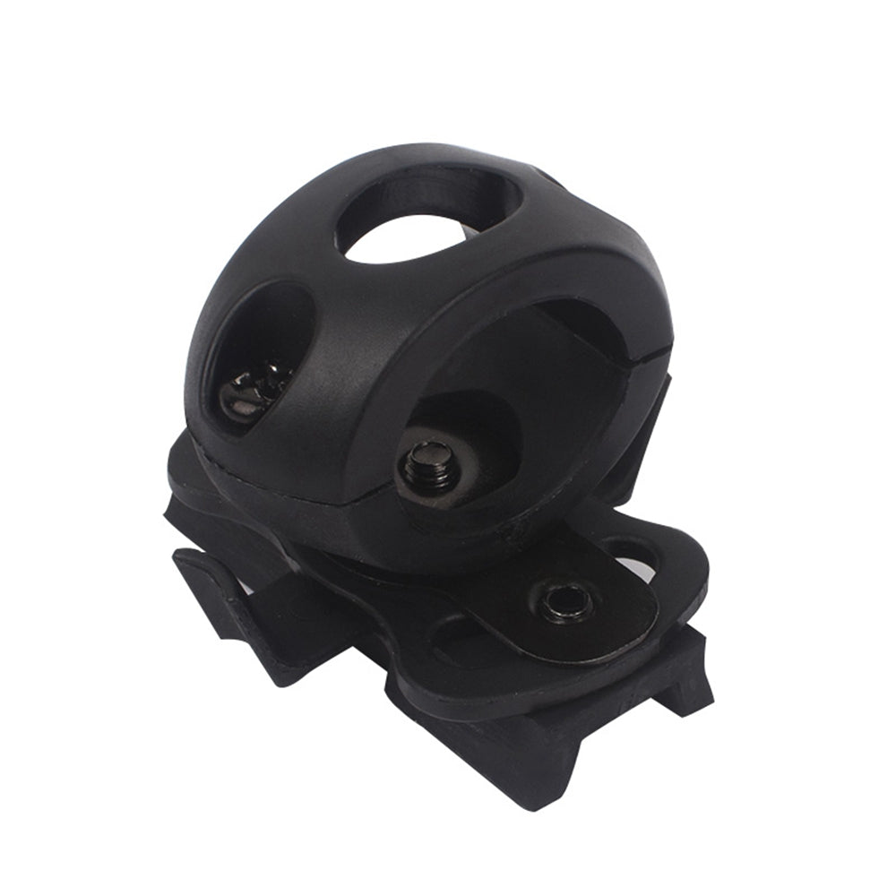 Rotating Ring Flashlight Mount for Tactical Helmets