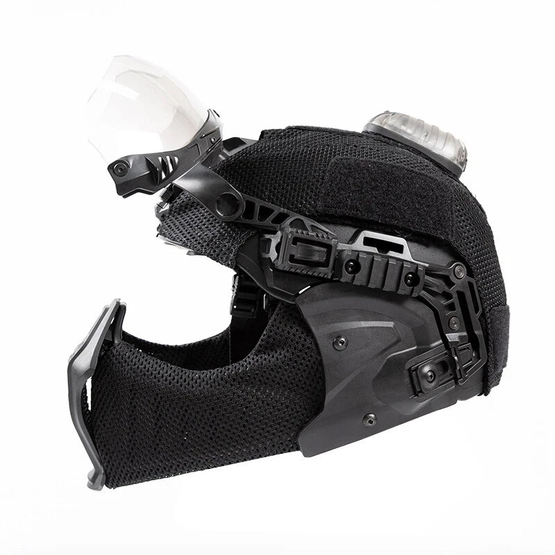 Rail Shield Rail Mounted Lower Face Shield for Tactical Operations – Bifrost Gear