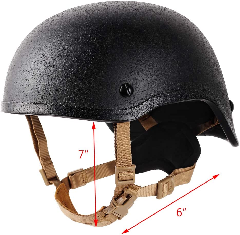 4-Point Replacement Chin Strap and Suspension System for Tactical Helmets