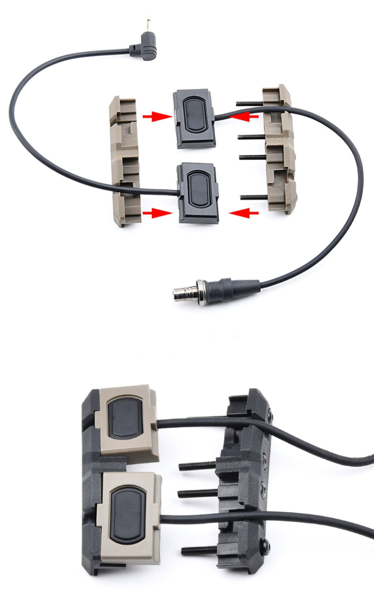 Modbutton Double Mount Dual Picatinny Angle Mount for Modbutton Lite | Lightweight Design ...