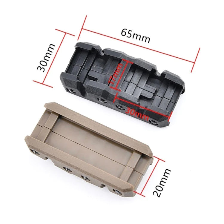 Modbutton Double Mount Dual Picatinny Angle Mount for Modbutton Lite | Lightweight Design ...